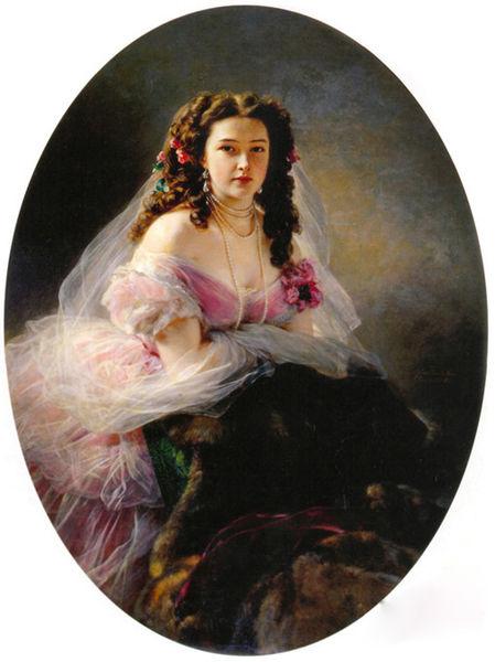 Franz Xaver Winterhalter Varvara Korsakova oil painting image